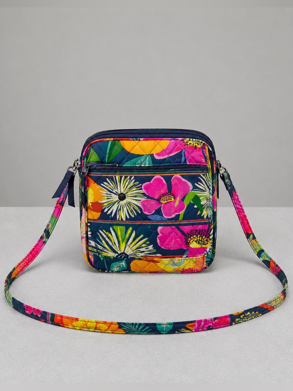 Vera Bradley Va Va Bloom Crossbody Mini Hipster Floral Travel Retired Quilted